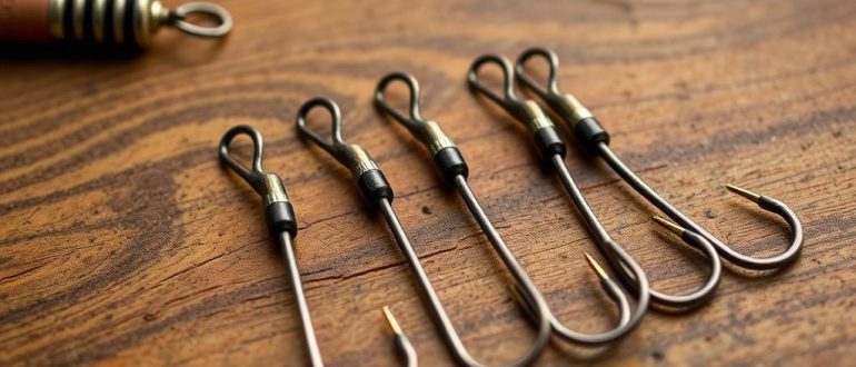 Hooks for carp fishing