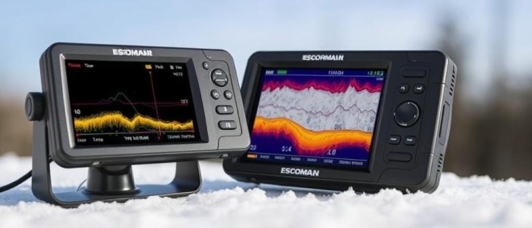 How to choose an echo sounder and camera for winter fishing