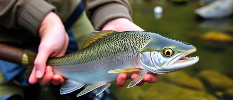 Spinning grayling