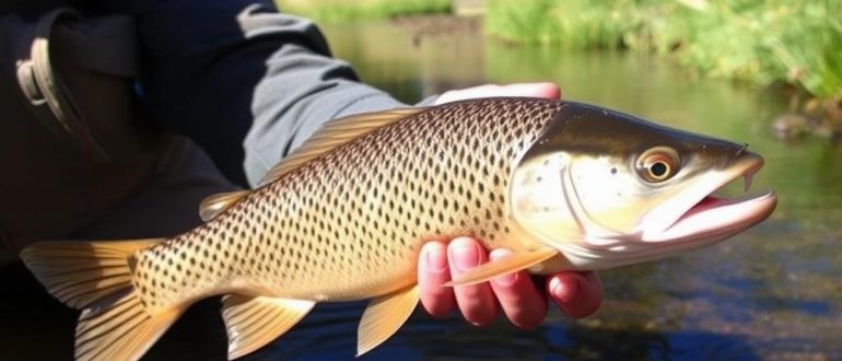 Catching chub on small rivers in spring and early summer