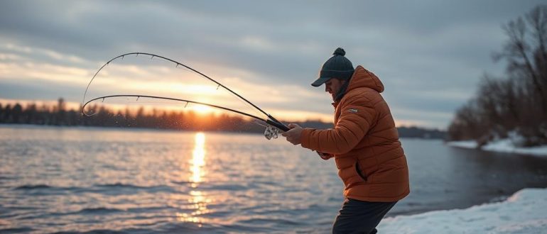 Features of spinning fishing in the winter season