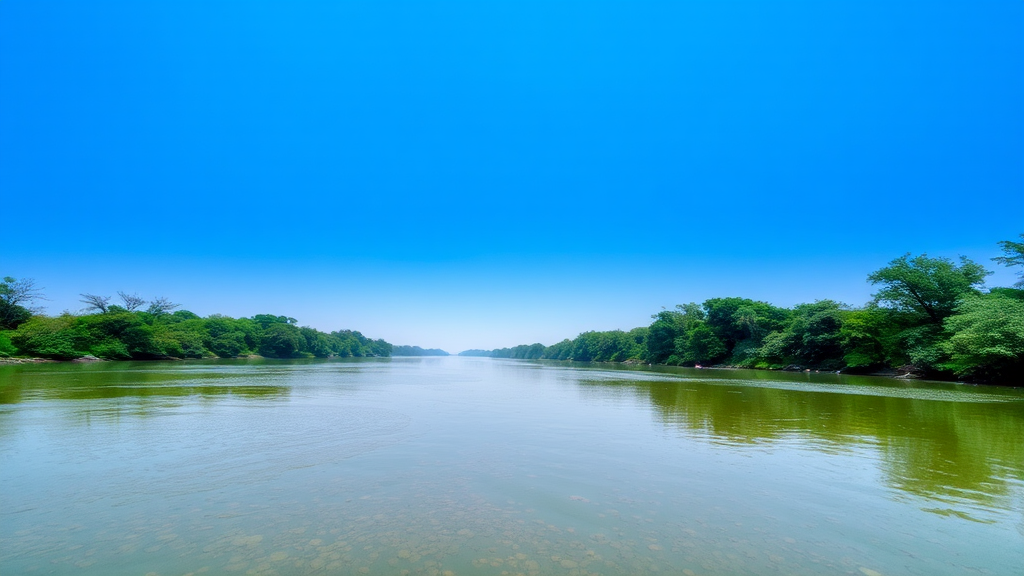 Image 1 : How do you look for fish in an unfamiliar river?