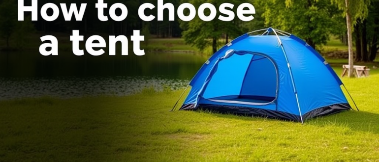 How to choose a tent