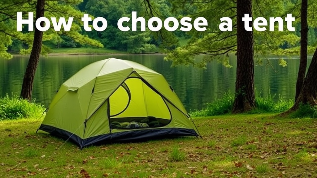 Image 1 : How to choose a tent