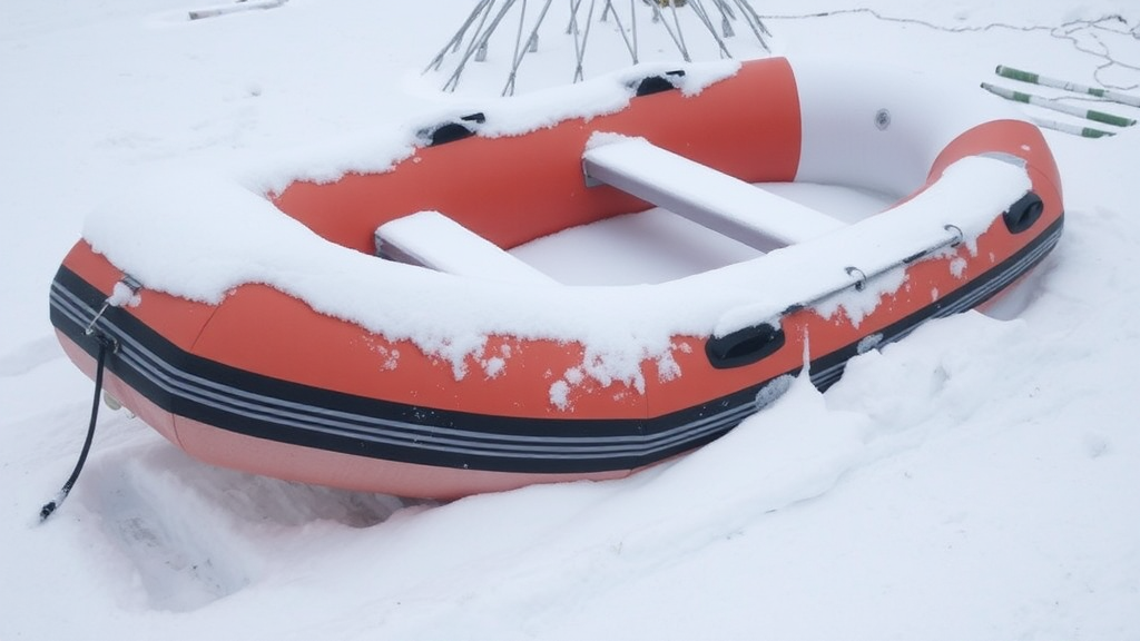 winter pvc boat