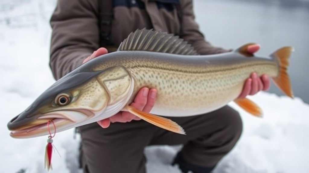 Image 1 : How to catch pike on spinning in winter