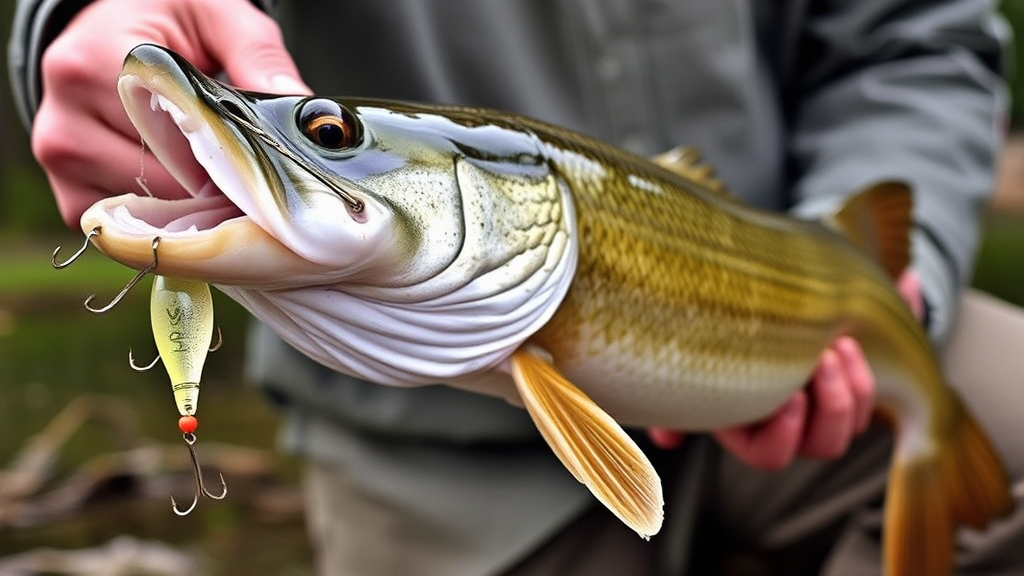 Imagem 8 : Peculiaridades da pesca de predadores em troncos