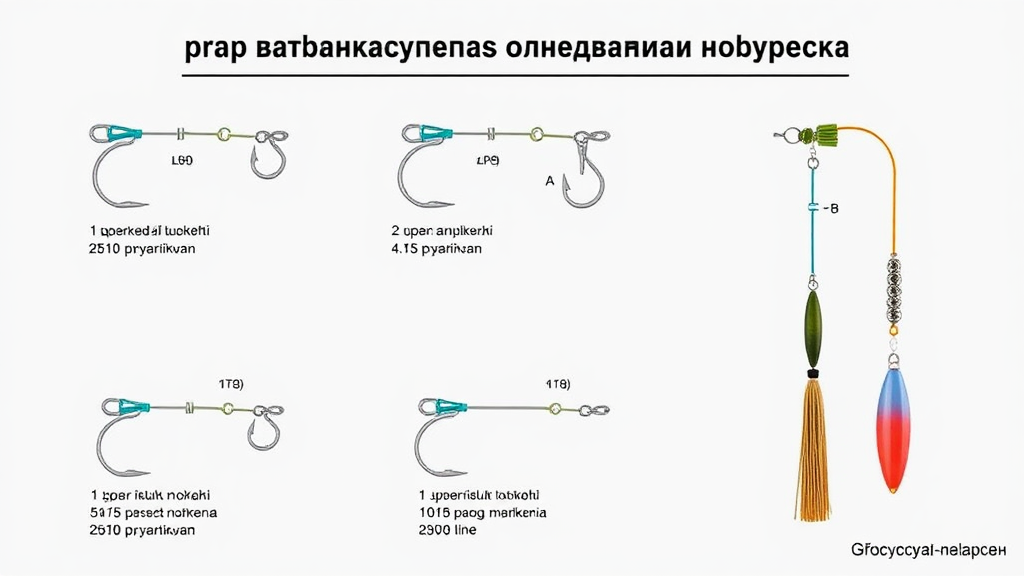 Kuva 1 : Leash jigit spinningiä varten.